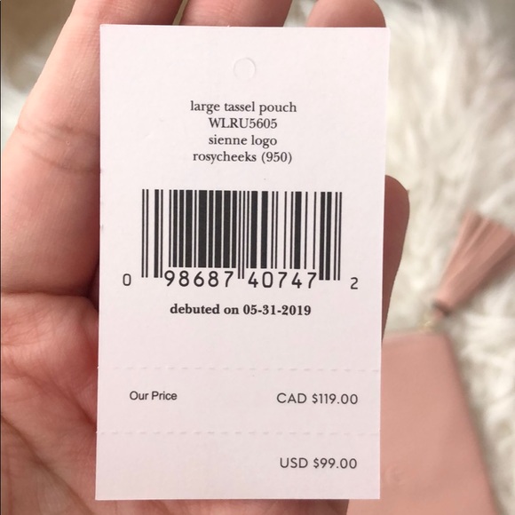 Kate Spade Sienne Logo Large Tassel Wristlet - Picture 3 of 6